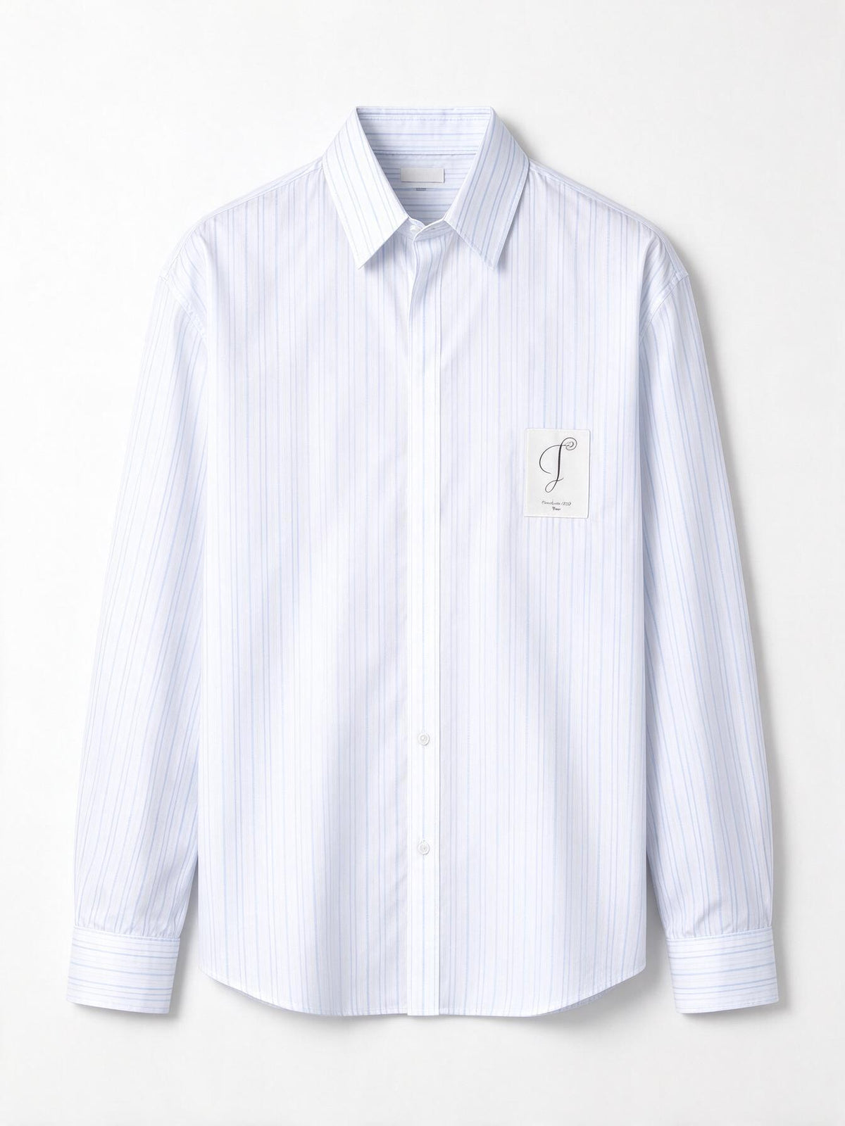Jacquemus Camicia Simon bianca a righe in cotone