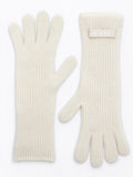 Jacquemus Guanti Gros Grain bianchi in misto alpaca