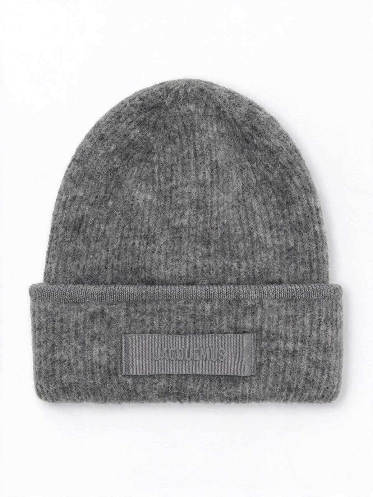 Jacquemus Berretto Gros Grain grigio scuro in misto alpaca