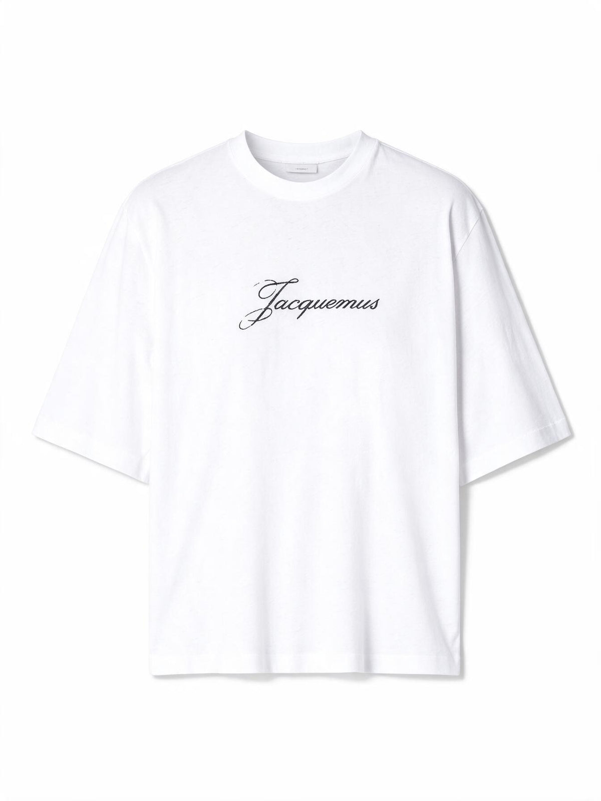 Jacquemus T-shirt bianca con stampa logo