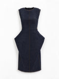 Jacquemus Abito La Robe Cubisto De-Nimes