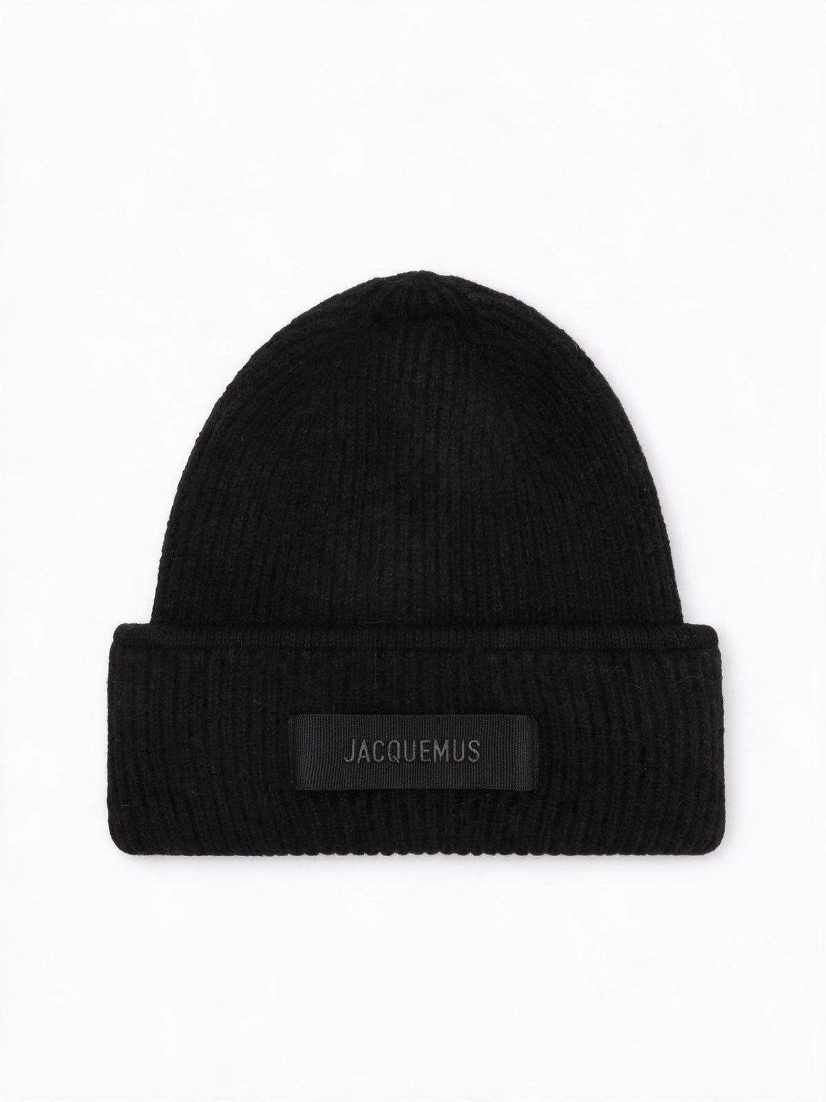 Jacquemus Berretto Gros Grain nero in misto alpaca