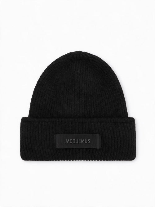 Jacquemus Berretto Gros Grain nero in misto alpaca