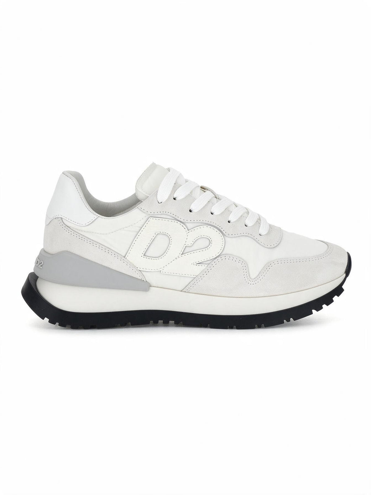 Dsquared2 Sneakers Running bicolor in pelle scamosciata e nylon
