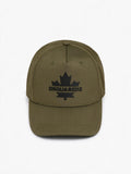 Dsquared2 Cappello baseball green con logo tarmac