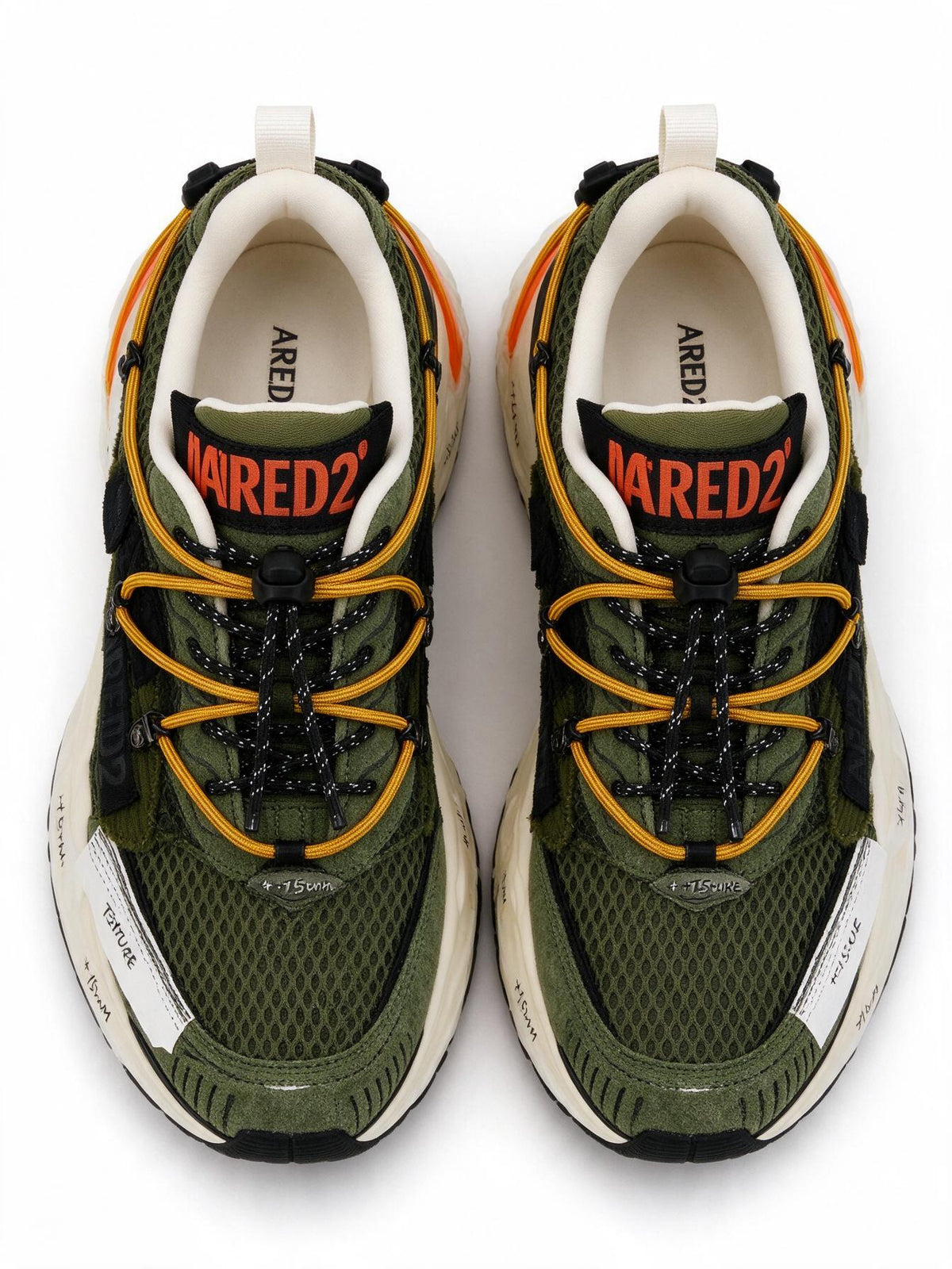 Dsquared2 Sneakers Faster in rete e pelle