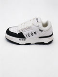 Icon Sneakers Logo Street White & Black