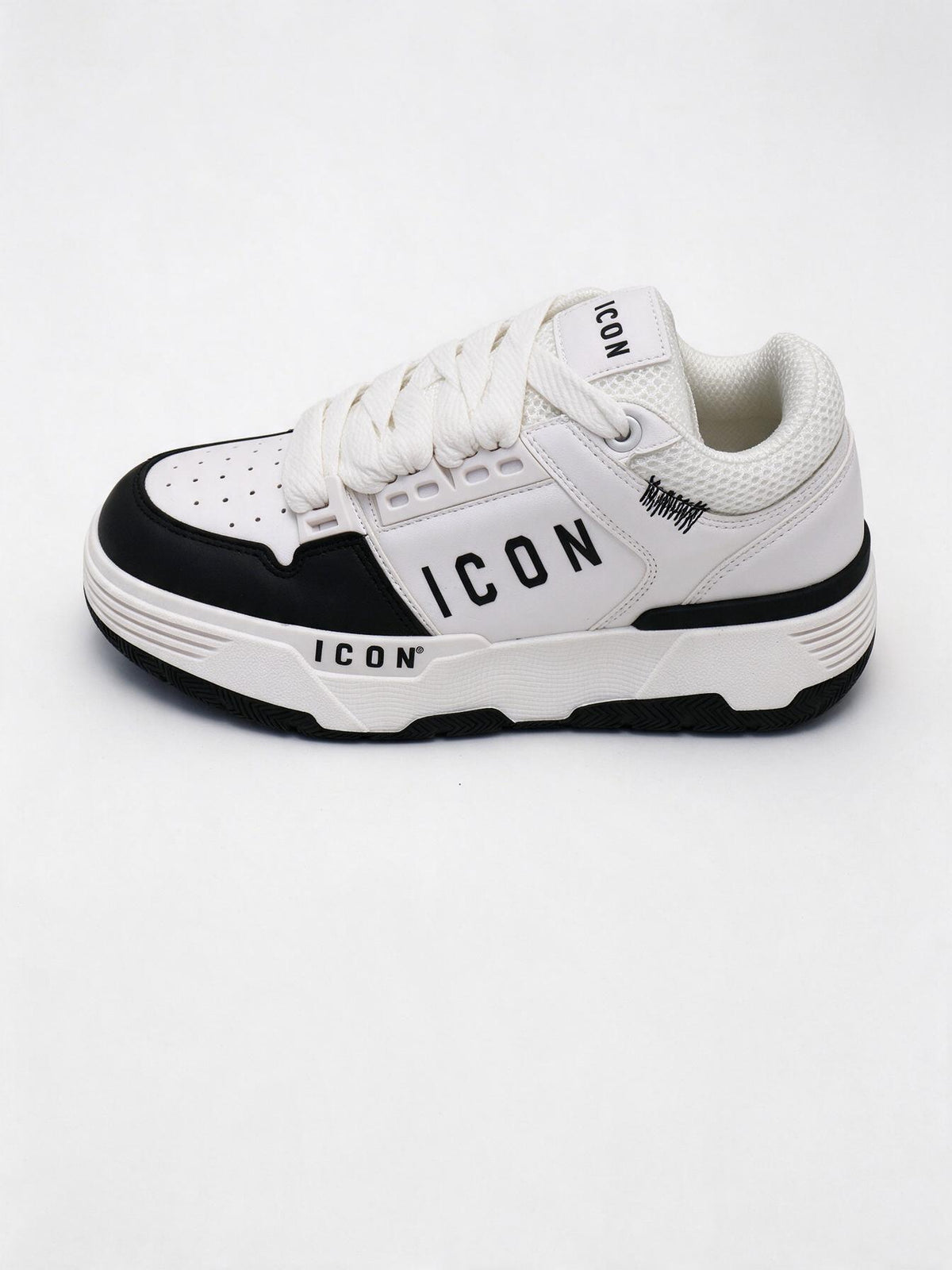 Icon Sneakers Logo Street White & Black