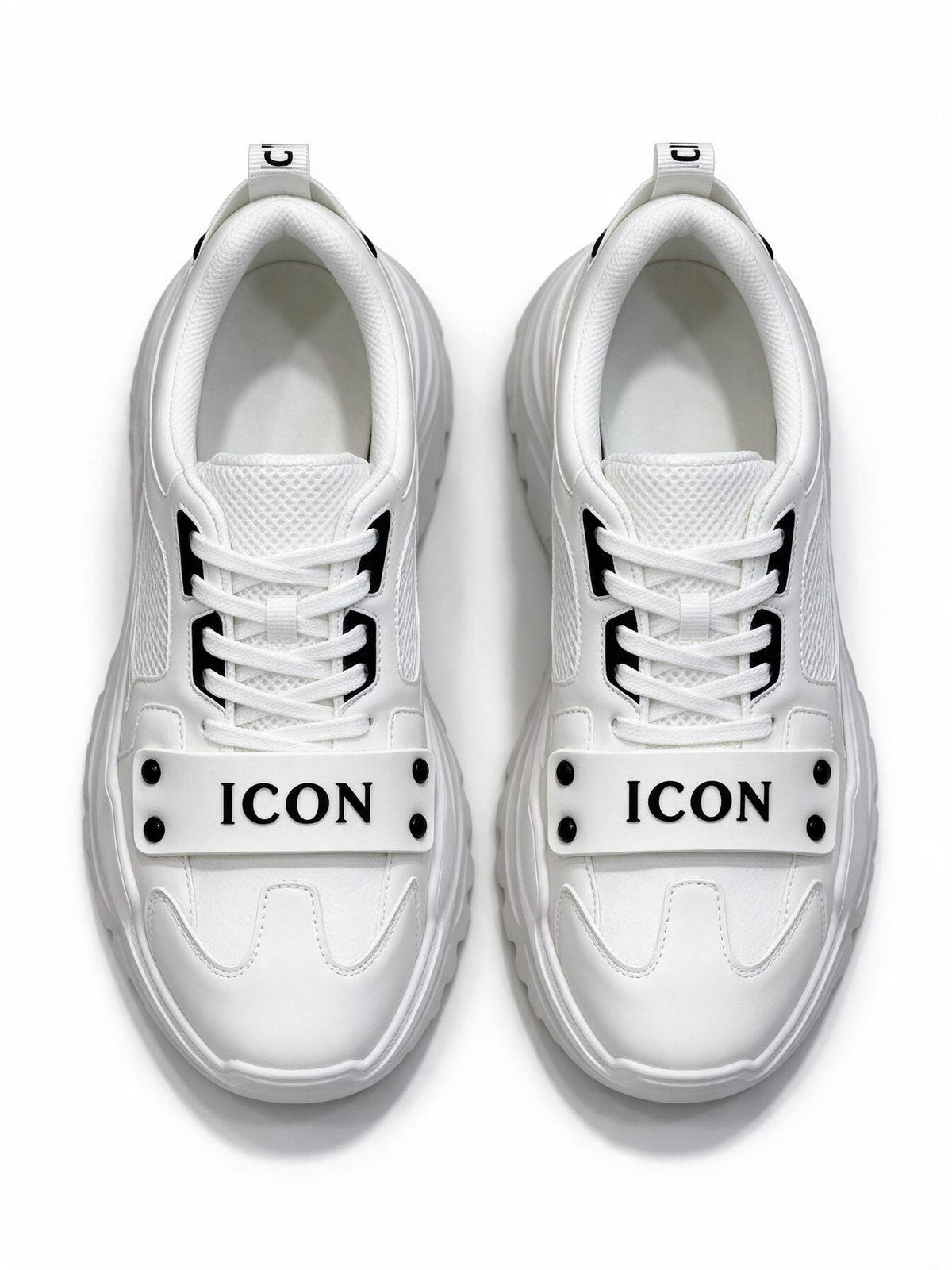 Icon Sneakers Casual Platform Logo Stripe
