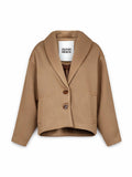 Silvian Heach Giacca Cropped con Collo a Scialle
