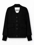 Silvian Heach Cardigan Bomber in Maglia Texturizzata
