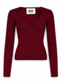 Silvian Heach Maglia a Costine con Dettaglio Cut-Out