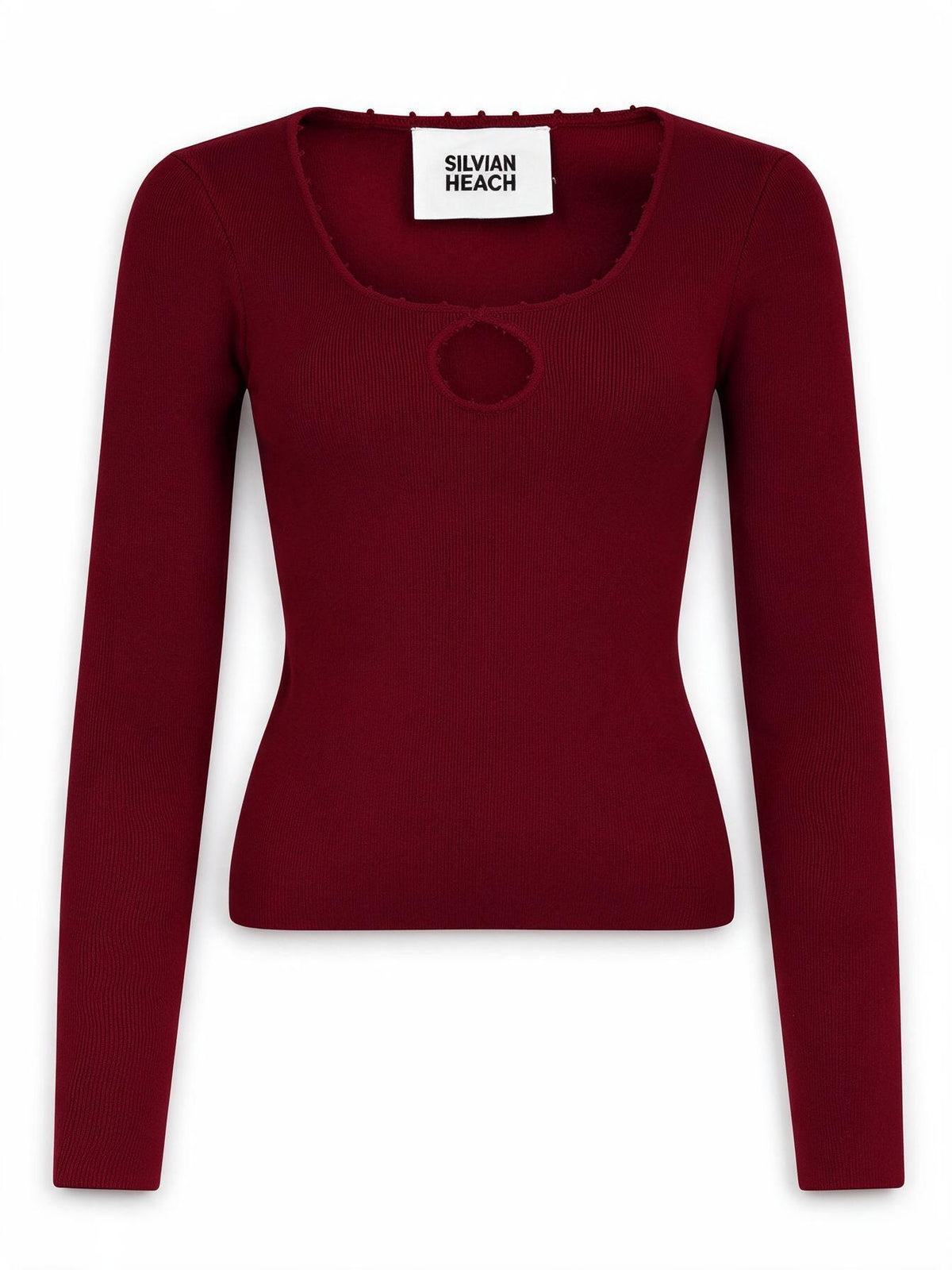 Silvian Heach Maglia a Costine con Dettaglio Cut-Out
