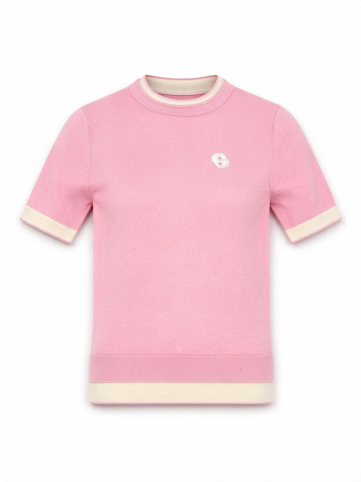 Silvian Heach Maglia Girocollo Bicolor con Logo