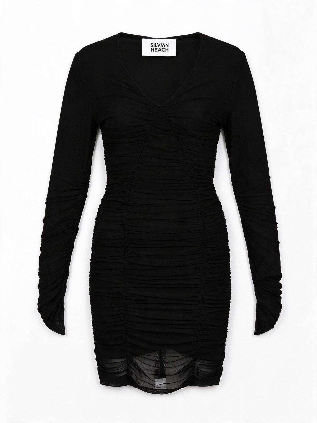 Silvian Heach Mini Dress Drappeggiato in Tulle