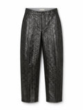 Silvian Heach Pantaloni a Gamba Ampia Effetto Goffrato