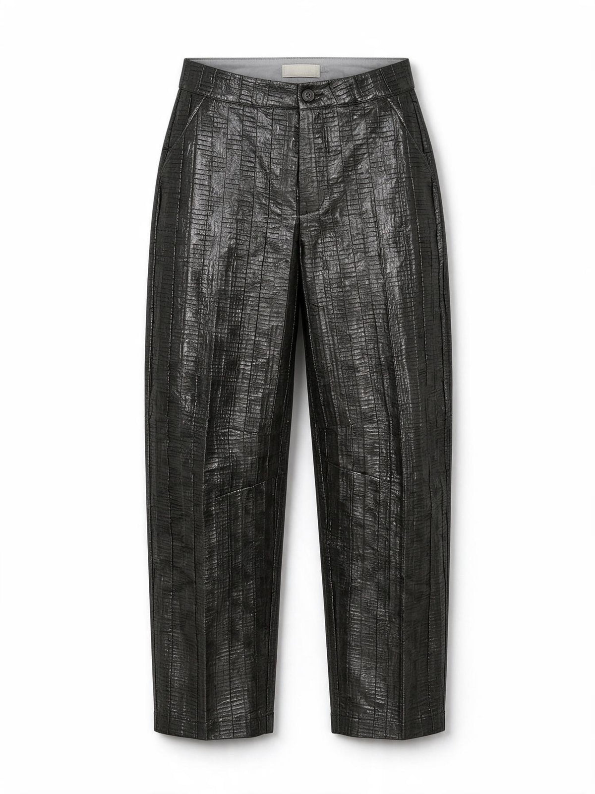 Silvian Heach Pantaloni a Gamba Ampia Effetto Goffrato