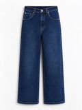 Silvian Heach Jeans Wide Leg Cinque Tasche con Micro Strass