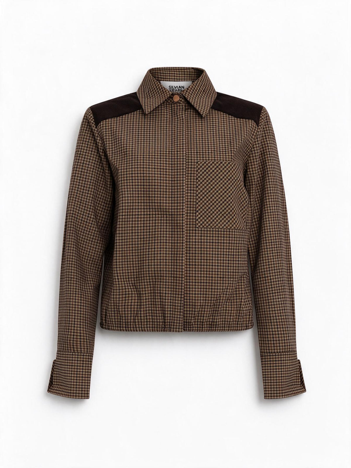 Silvian Heach Giacca con Inserti a Contrasto