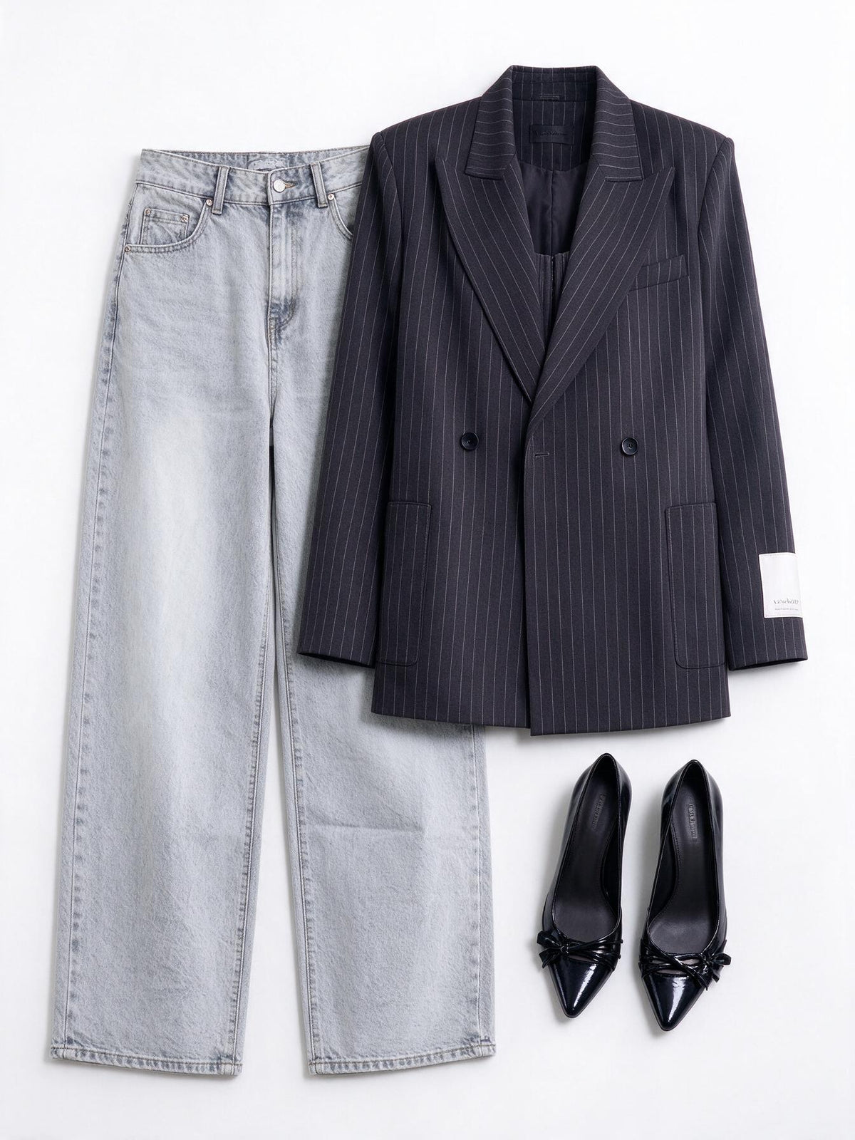 Vicolo Blazer Doppiopetto Gessato