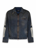 Amiri Giacca in Denim Lea Bones