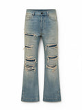 Amiri Jeans Straight Flare con Strappi
