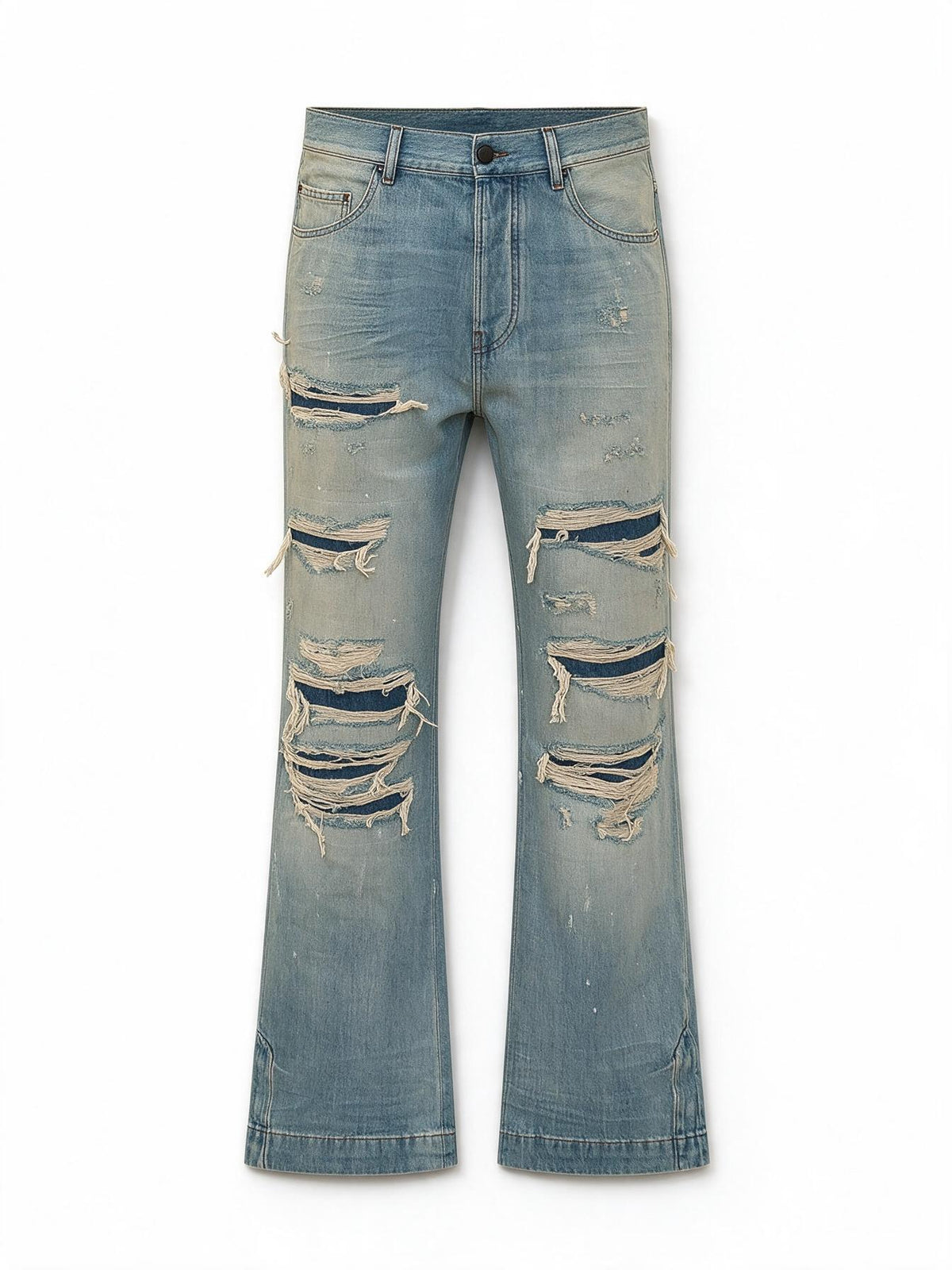 Amiri Jeans Straight Flare con Strappi