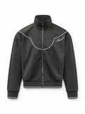 Amiri Giacca Western con Profili a Contrasto