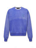 Amiri MA Bar Logo Crewneck Blue