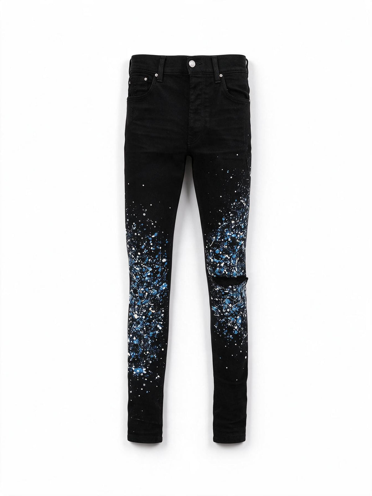 Amiri Crystal Painter Jeans Black