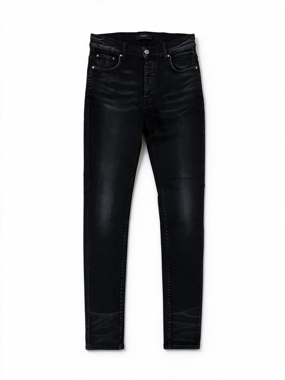 Amiri Stack Jeans Aged Black