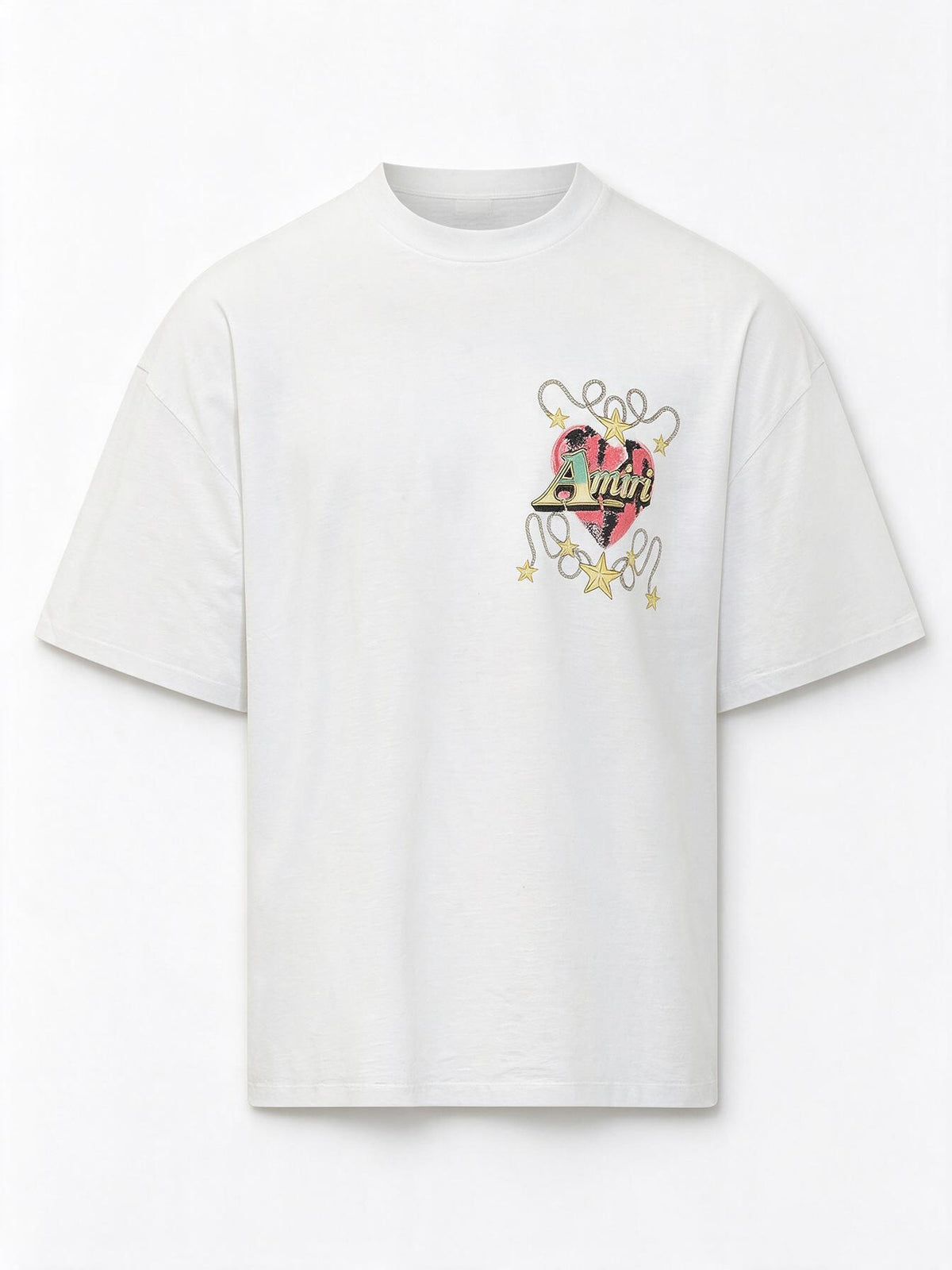 Amiri T-Shirt con Grafica a Cuore