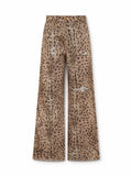 Amiri Jeans Carpenter con Stampa Animalier
