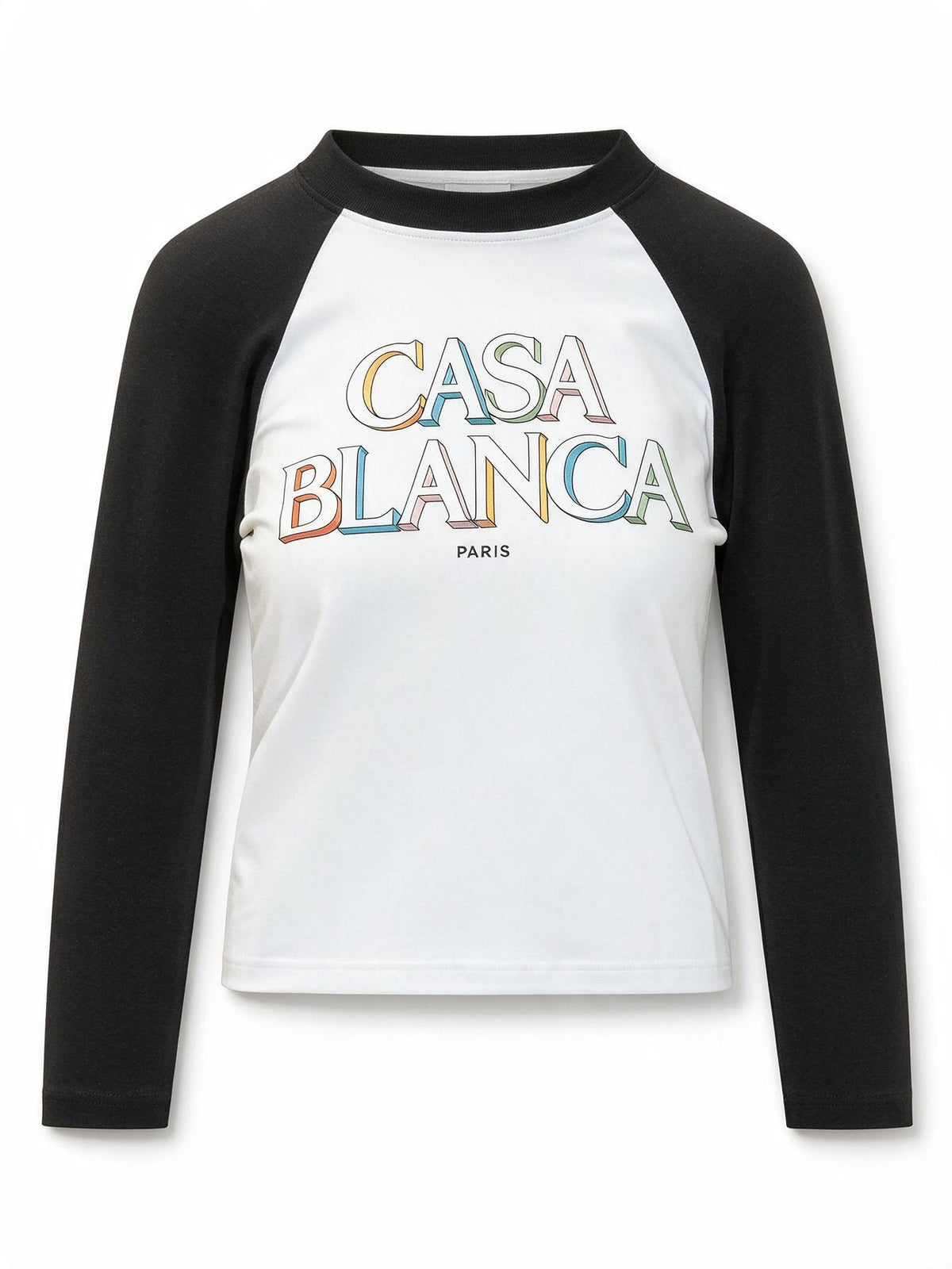 Casablanca T-Shirt Baseball con Lettering