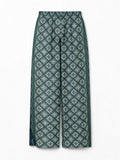 Casablanca Pantaloni con Motivo Geometrico