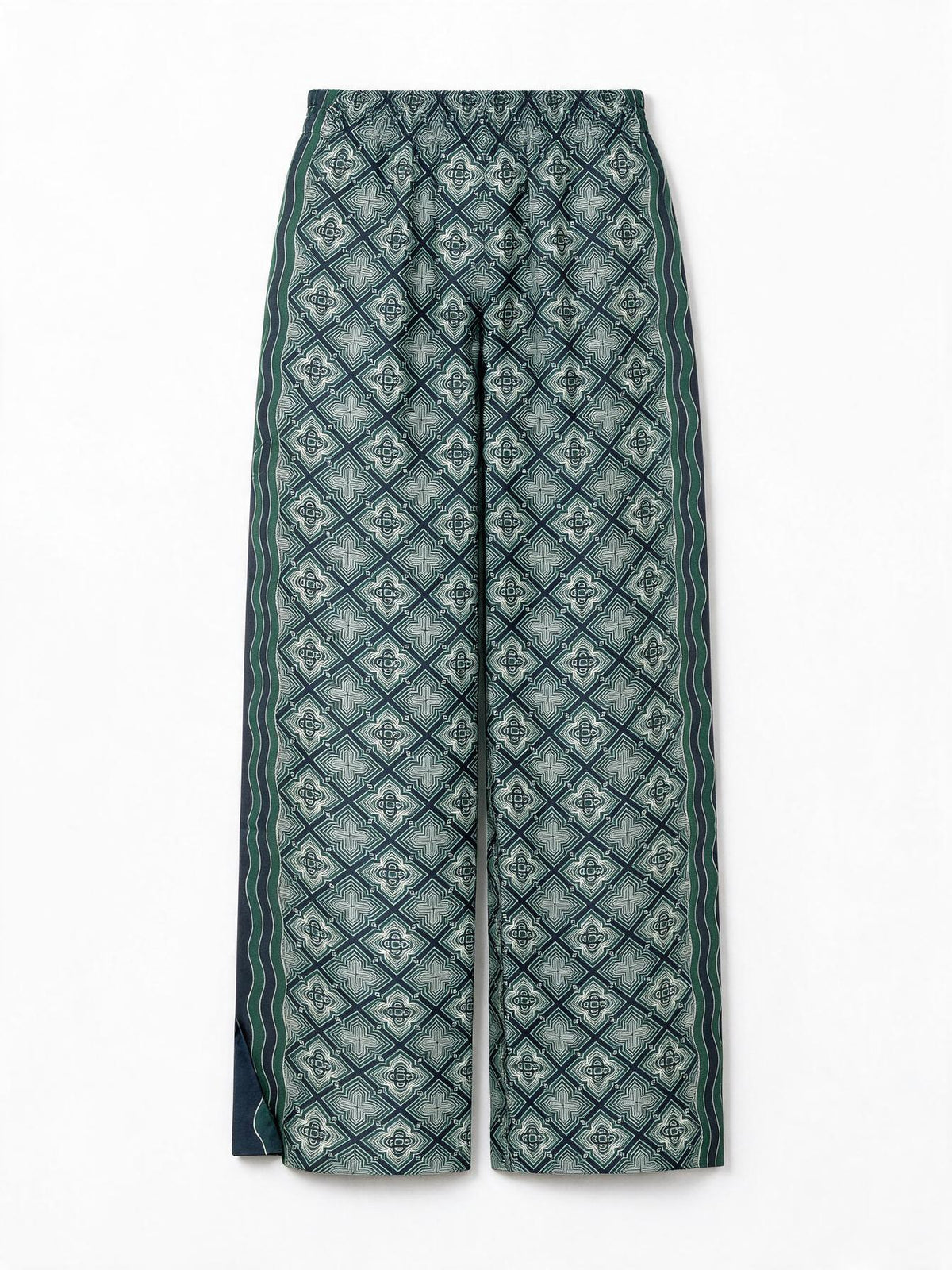 Casablanca Pantaloni con Motivo Geometrico