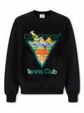 Casablanca Maglione Tennis Club Triangle in cotone