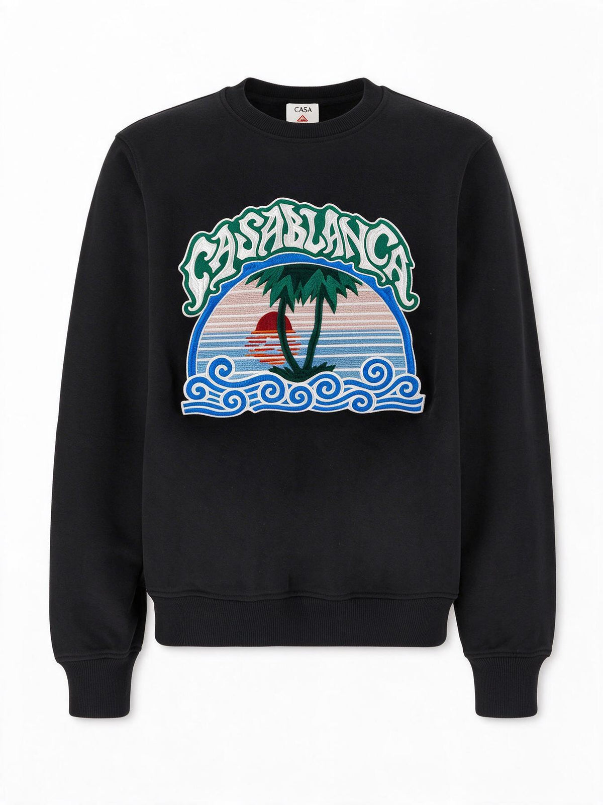 Casablanca Maglione Tree Emblem in cotone