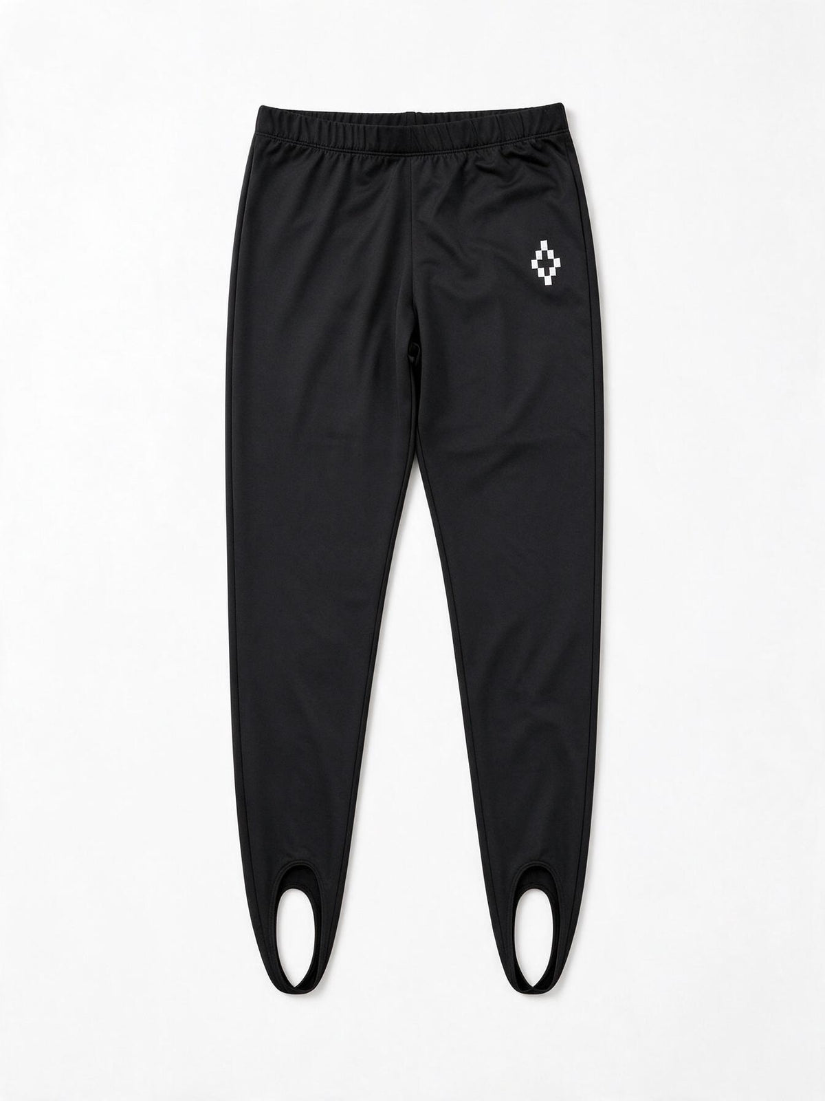 Marcelo Burlon Leggings neri con staffa