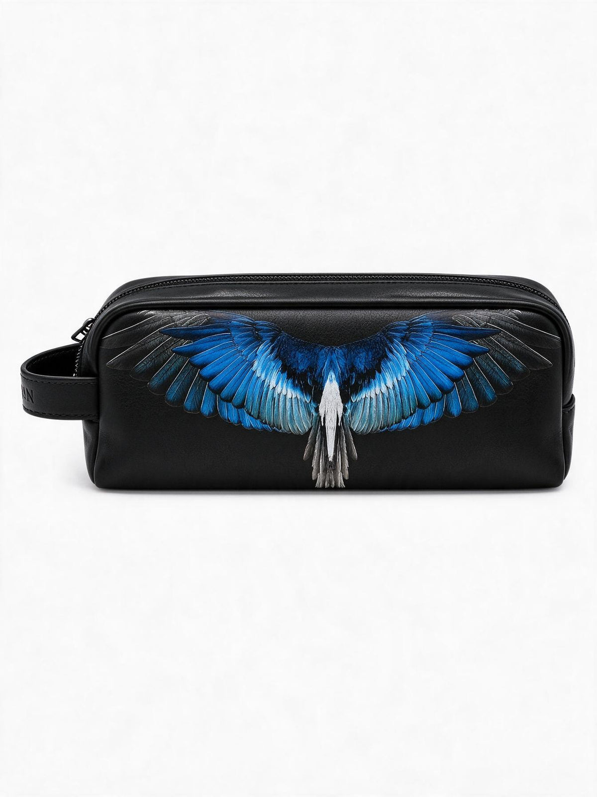 Marcelo Burlon Borsa a mano Wings nera e blu