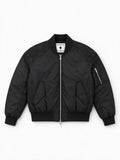 Marcelo Burlon Piumino nero stampa ali