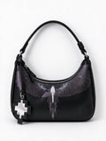 Marcelo Burlon Borsa a spalla Wings nera