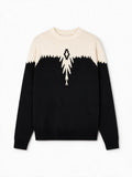 Marcelo Burlon Maglione girocollo Jumper nero e bianco