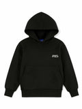 Marcelo Burlon Felpa con cappuccio logo ricamato