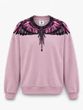 Marcelo Burlon Felpa girocollo Wings rosa