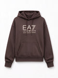 Emporio Armani Felpa con cappuccio EA7 marrone