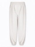 Emporio Armani Pantaloni in modal elasticizzato con logo