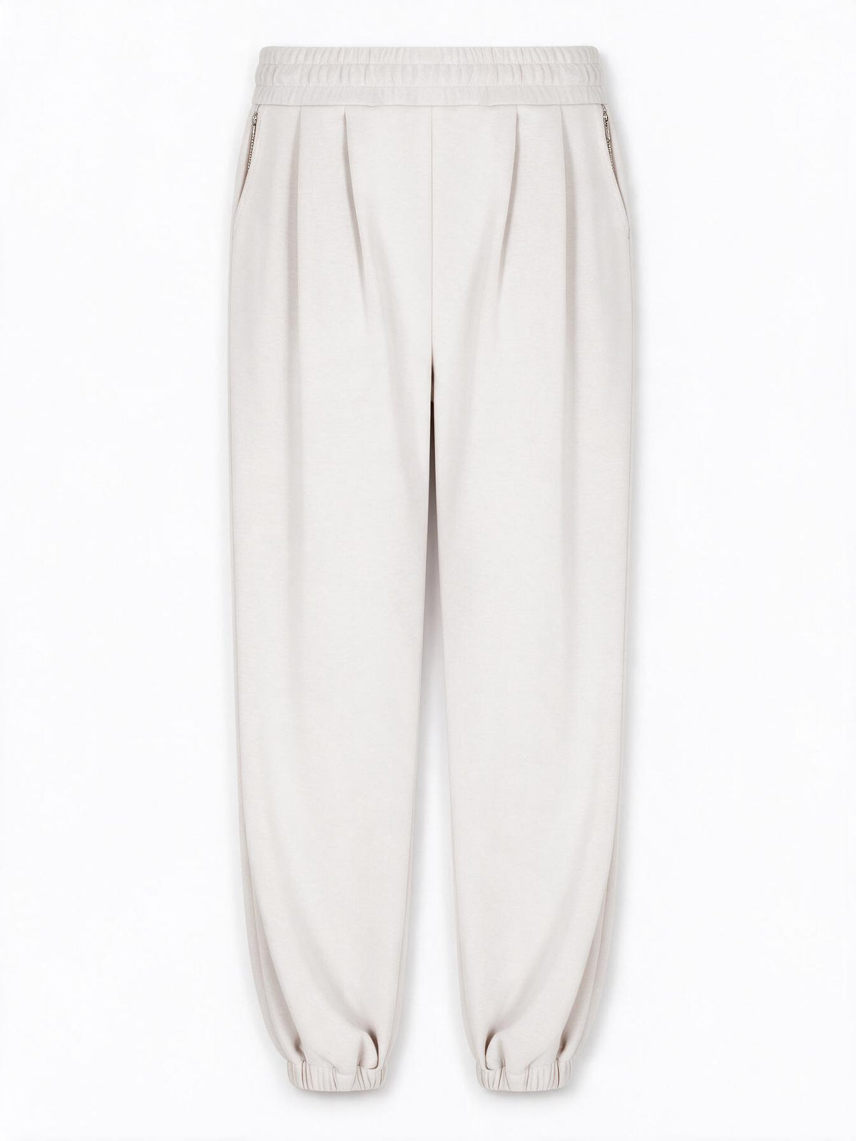 Emporio Armani Pantaloni in modal elasticizzato con logo