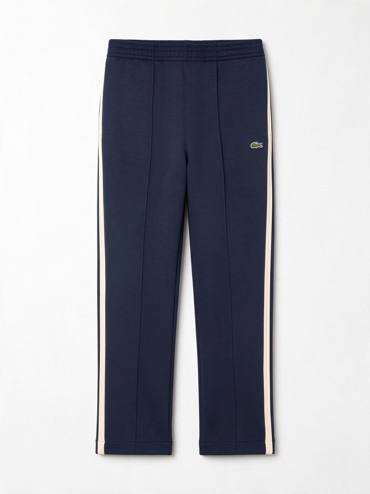 Lacoste Pantaloni PIPED TRACK PANTS blu per uomo con bande laterali e coulisse i