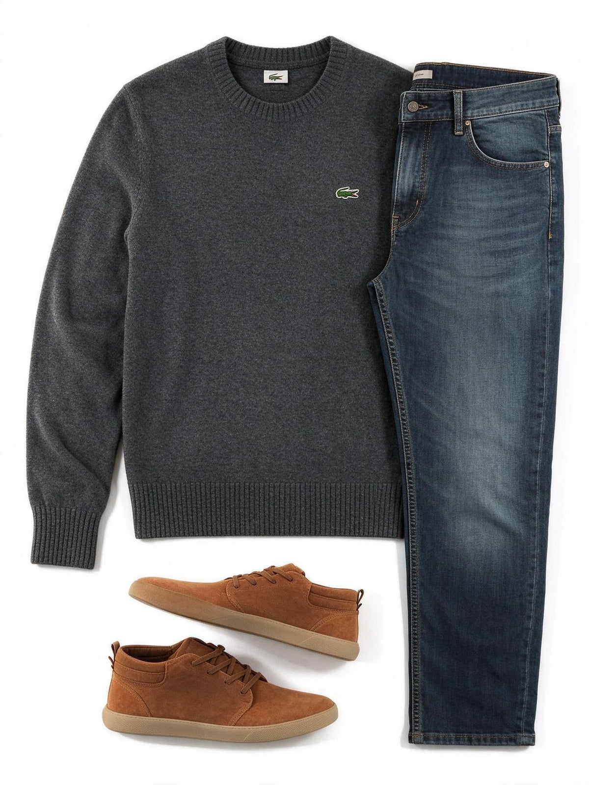 Lacoste Pullover Uomo Grigio